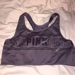 Pink sports bra size L